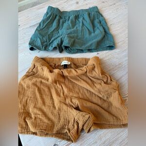 Universal Thread Gauze Textured Shorts- 2 pairs